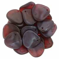 Czech Rose Petals 14/13mm - CZRP-ME9008 - Matte Vega - Siam Ruby - 12 Petals