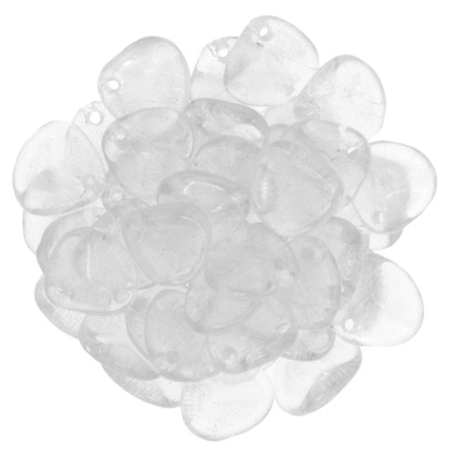 Rose Petals 8/7mm - CZRP8-0003 - Crystal - 25 Petals