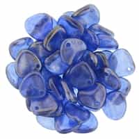 Rose Petals 8/7mm - CZRP8-29264 - Halo - Ultramarine - 25 Petals