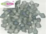 CZSBB-00030-23773 - Spiky Button Beads - Matte Crystal Full Lagoon - 25 Beads