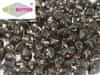 CZSBB-00030-27200 - Spiky Button Beads - Crystal Full Vacuum Hematite - 25 Beads