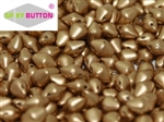 CZSBB-01710 - Spiky Button Beads - Matte Aztec Gold - 25 Beads