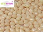 CZSBB-03000-14413 - Spiky Button Beads - Chalk White Champagne Luster - 25 Beads