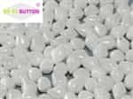 CZSBB-03000-20600 - Spiky Button Beads - Chalk White Simmer - 25 Beads