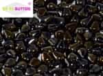 CZSBB-23980-22603 - Spiky Button Beads - Jet Full Valentinite - 25 Beads