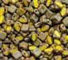 Czech Silky 2-Hole Table Cut Beads 6x6mm - CZS-83110-86800 - Opaque Yellow Dark Travertin - 25 count