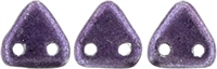 CzechMates Two Hole Trangles 6mm: CZT-04B02 - ColorTrends: Saturated Metallic Tawny Port - 25 count
