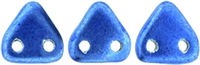 CzechMates Two Hole Trangles 6mm: CZT-04B05 - ColorTrends: Saturated Metallic Navy Peony - 25 count