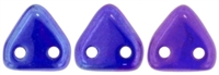 CzechMates Two Hole Trangles 6mm: CZT-E3009 - Cobalt - Vega