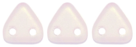 CzechMates Two Hole Trangles 6mm: CZT-LI7010M - Matte Iris Rosaline