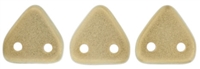 CzechMates Two Hole Trangles 6mm: CZT-P29254 - Halo Ethereal - Myrrh - 25 count