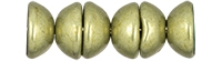 CZTC-06B09 - Czech Teacup 2/4mm Beads - ColorTrends: Saturated Metallic Limelight - 4 Grams - Approx 60 Count
