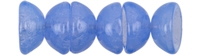 CZTC-31010 - Czech Teacup 2/4mm Beads - Milky Sapphire - 4 Grams - Approx 60 Count