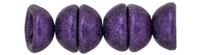 CZTC-79021 - Czech Teacup 2/4mm Beads - Metallic Suede - Purple - 4 Grams - Approx 60 Count