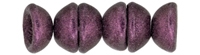 CZTC-79086 - Czech Teacup 2/4mm Beads - Metallic Suede - Pink - 4 Grams - Approx 60 Count