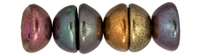 CZTC-K0164 - Czech Teacup 2/4mm Beads - Matte - Bronze Iris - 4 Grams - Approx 60 Count