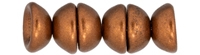 CZTC-K0175 - Czech Teacup 2/4mm Beads - Matte - Metallic Antique Copper - 4 Grams - Approx 60 Count