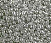 Tear Drops 6/4mm - CZTD-27000 - Silver - 25 count