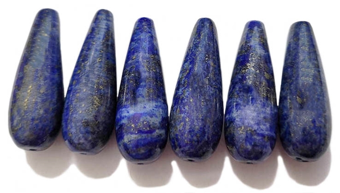 CZTD30X10-DL - Tear Drop 30/10mm: Denim Lapis Gemstone - 1 Count