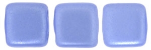 CzechMates Two Hole Tile 6mm - CZTWN06-25015 - Pearl Coat - Baby Blue - 25 Beads