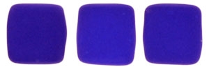 CzechMates Two Hole Tile 6mm - CZTWN06-25126 - Neon Blue - 25 Beads