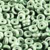 CZWB-03000-14459 - 6mm Wheel Bead Chalk Green Luster - 25 Count