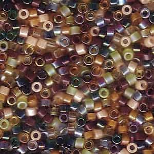 Miyuki Delica Seed Bead Mix 7.2g Earthtone