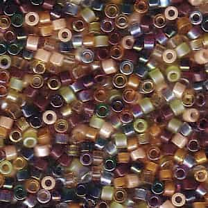 Miyuki Delica Seed Bead Mix 7.2g Earthtone