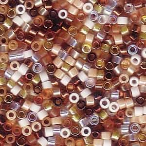 Miyuki Delica Seed Bead Mix 7.2g Honey Butter