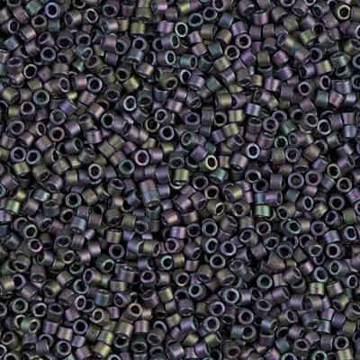 Miyuki Delica Seed Beads 5g 11/0 DB1053 MR MA Purple/Green