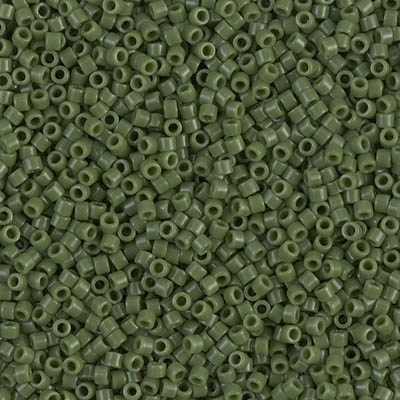 Miyuki Delica Seed Beads 5g 11/0 DB1135 OP Avocodo Green