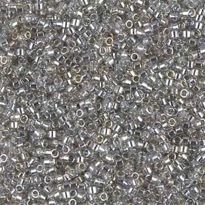 Miyuki Delica Seed Beads 5g 11/0 DB0114 TL Silver-Grey