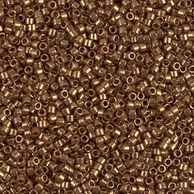 Miyuki Delica Seed Beads 5g 11/0 DB0115 TL Gold Rose