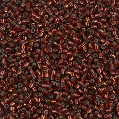 Miyuki Delica Seed Beads 5g 11/0 DB1202 TSL Cherry Cola