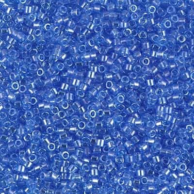 Miyuki Delica Seed Beads 5g 11/0 DB1230 TL Azure Blue