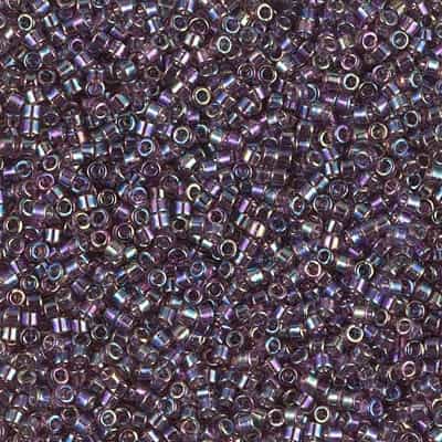 Miyuki Delica Seed Beads 5g 11/0 DB1244 TR Dark Amethyst