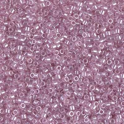[ DISCONTINUED ] Miyuki Delica Seed Beads 5g 11/0 DB1473 TL Blushing Rose