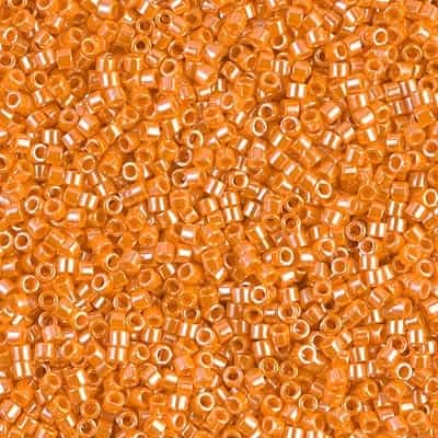 Miyuki Delica Seed Beads 5g 11/0 DB1563 OPL Mandarin Orange