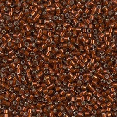 Miyuki Delica Seed Beads 5g 11/0 DB1683 TSL Cinnamon Stick