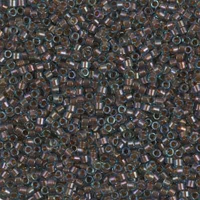 [ DS ] Miyuki Delica Seed Beads 5g 11/0 DB1775 ICL R Gold/Dark Teal