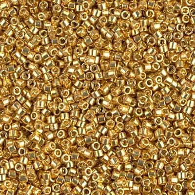 Miyuki Delica Seed Beads 5g 11/0 DB1832 Duracoat Gold