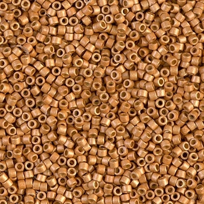 [ DS ] Miyuki Delica Seed Beads 5g 11/0 DB1833F Duracoat GA Matte Dark Gold