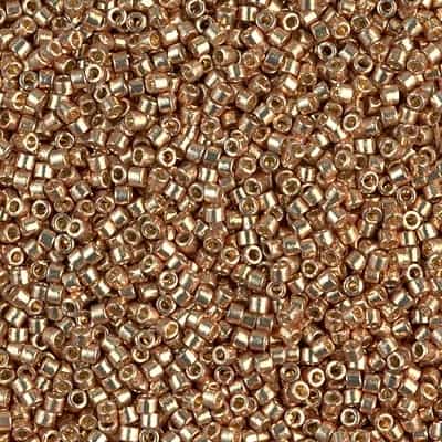 Miyuki Delica Seed Beads 5g 11/0 DB1834 Duracoat Champagne