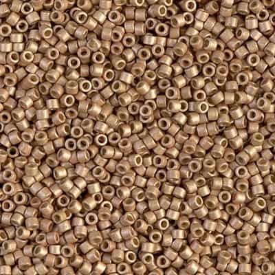 [ DS ] Miyuki Delica Seed Beads 5g 11/0 DB1834F Duracoat GA Matte Champagne