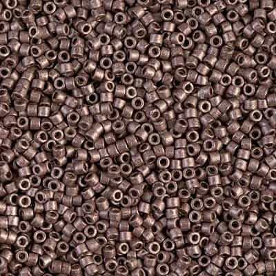 [ DS ] Miyuki Delica Seed Beads 5g 11/0 DB1843F Duracoat GA Matte Dark Mauve