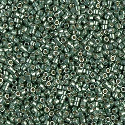 Miyuki Delica Seed Beads 5g 11/0 DB1845 Duracoat Sea Green