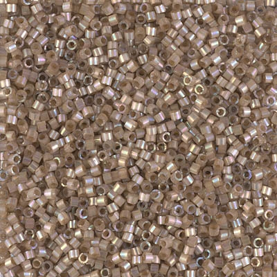 Miyuki Delica Seed Beads 5g 11/0 DB1862 Satin Inside Dyed Sand Dune Tan