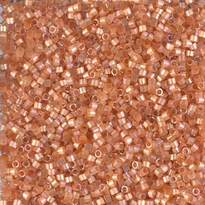[ DS ] Miyuki Delica Seed Beads 5g 11/0 DB1864 Satin Inside Dyed Dark Peachy Fuzz