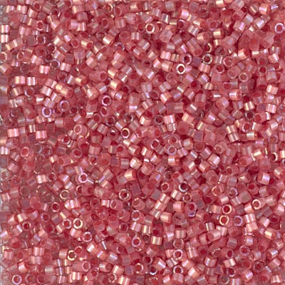 Miyuki Delica Seed Beads 5g 11/0 DB1865 Satin Inside Dyed Golden Rose