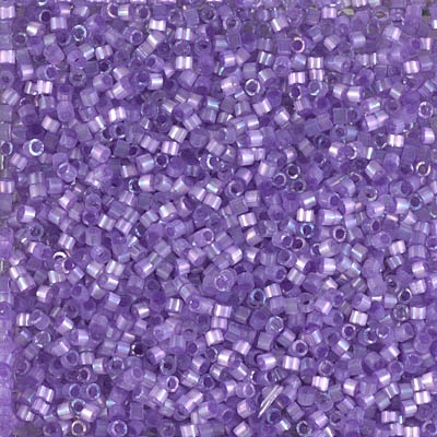 Miyuki Delica Seed Beads 5g 11/0 DB1868 Inside Dyed Rainbow Grape Taffy Satin